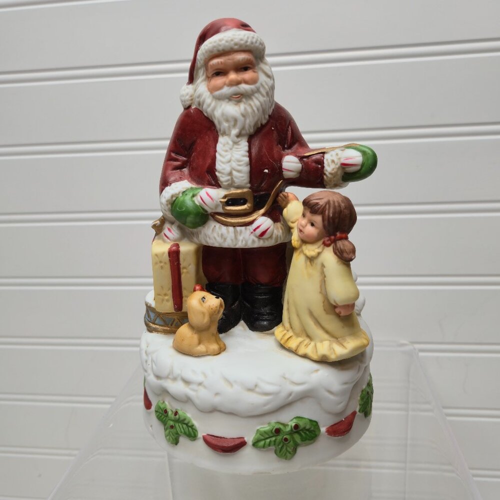 VTG Homco Plays “Santa Claus is Coming to Town” Christmas Musical #5256 Rotating